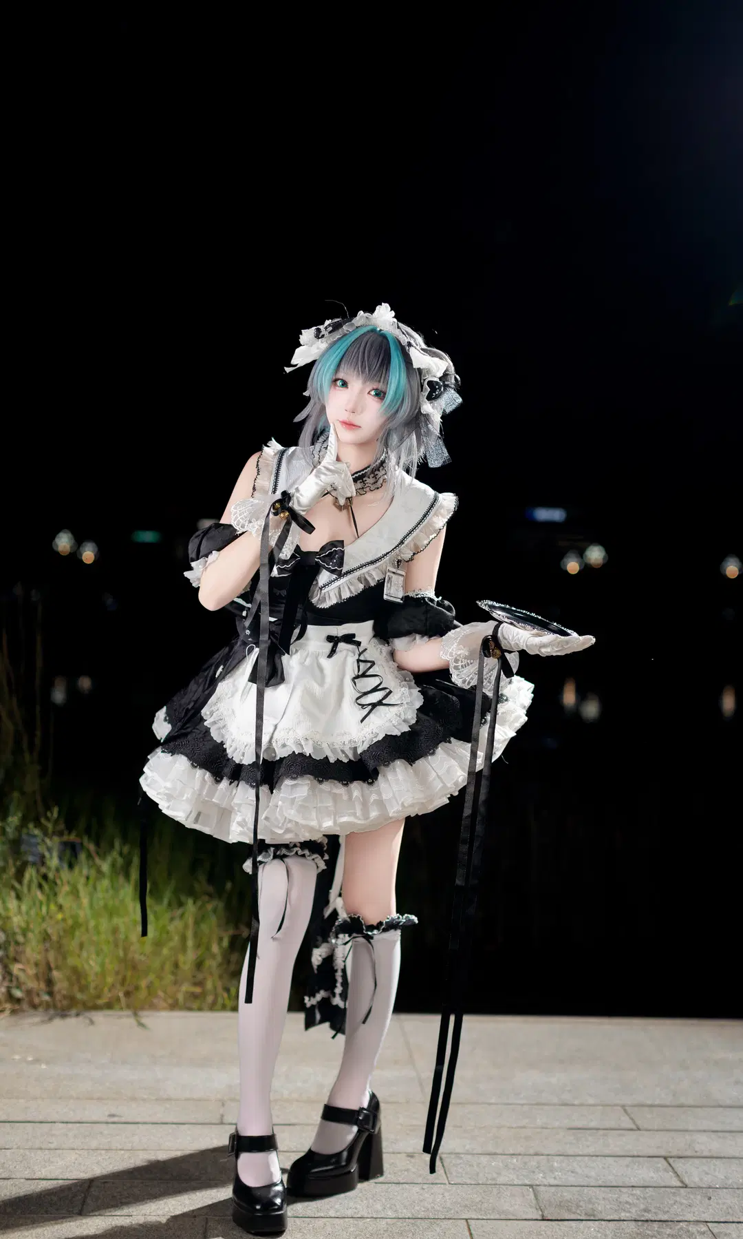 【柴郡cos】成都世界线漫展黑白女仆装场照 - 欧卡司机罗师傅 - 第5张