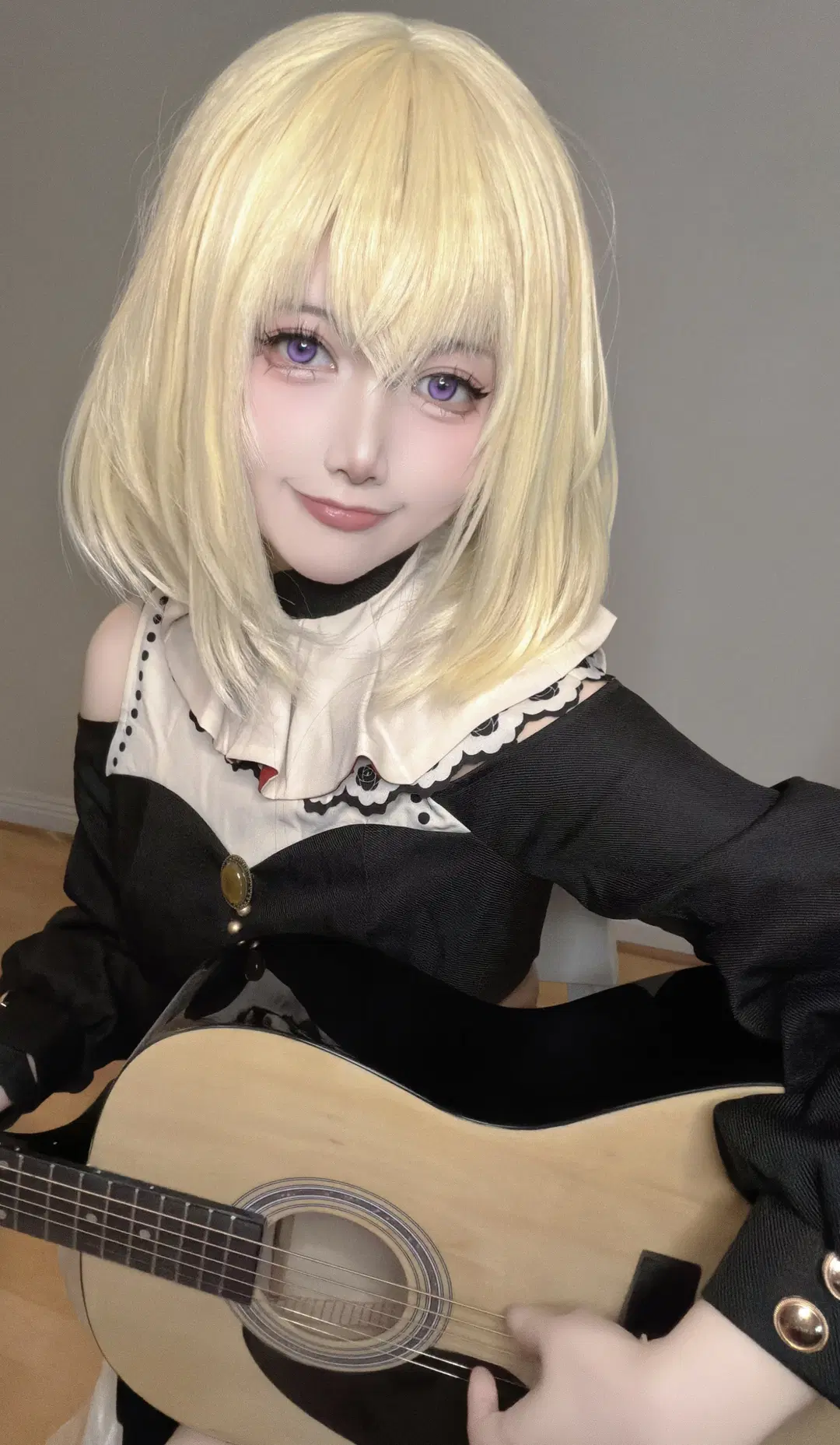 【三角初华cos】复古黑红洋装与束腰搭配记录 - 津岛小恶魔😈 - 第7张