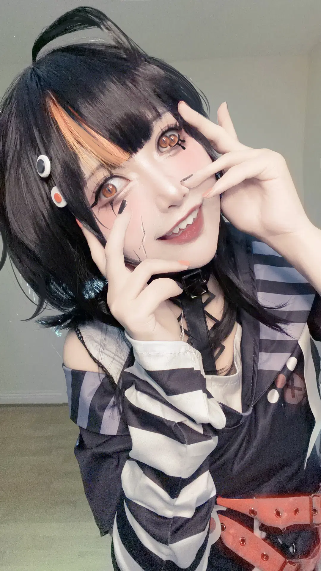 【泽渡可可cos】魔法少女的魔女审判魔女化，暗黑哥特造型展现俏皮感 - 津岛小恶魔😈 - 第2张