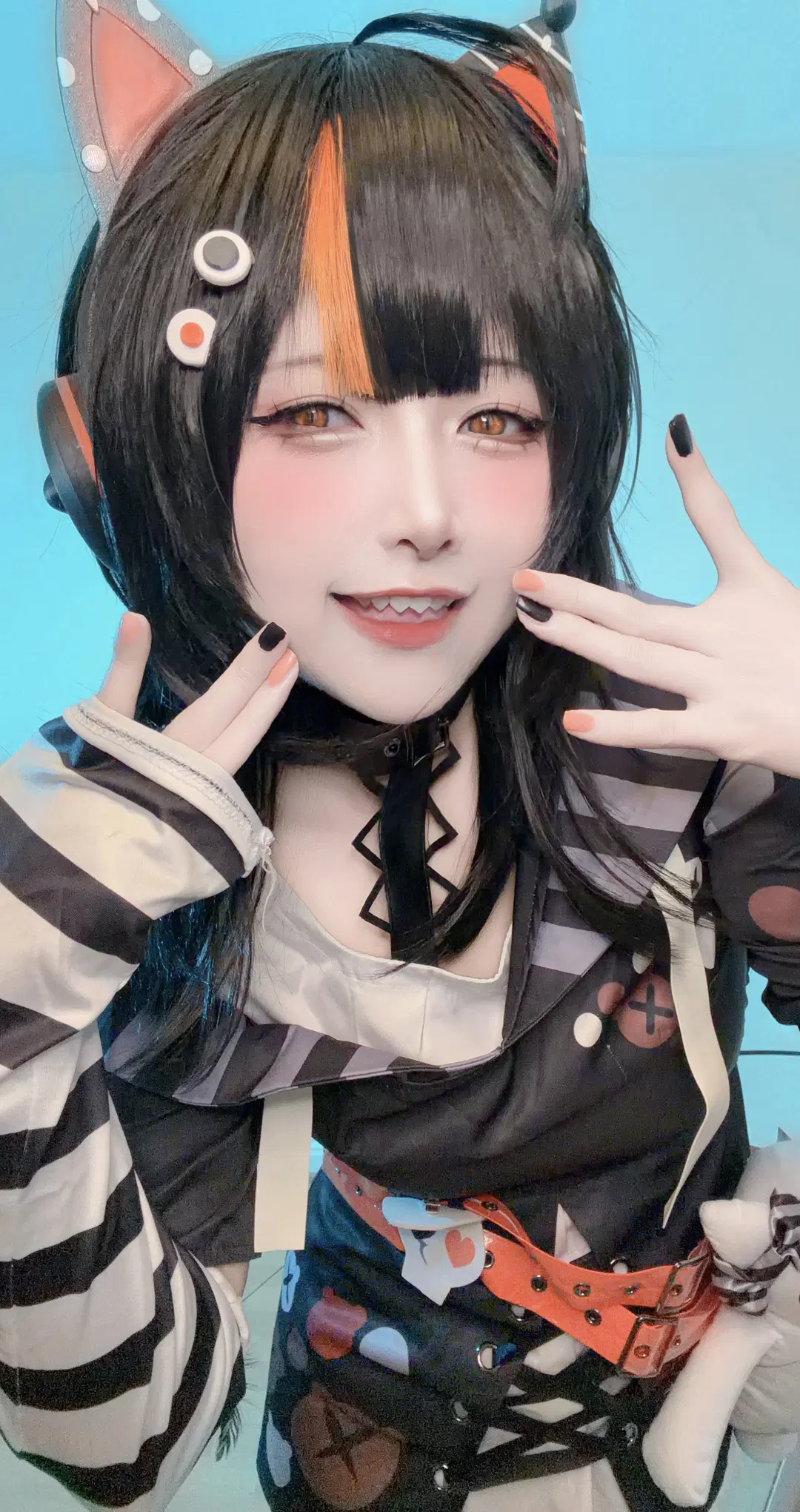 【泽渡可可cos】魔法少女的魔女审判魔女化，暗黑哥特造型展现俏皮感 - 津岛小恶魔😈 - 第4张