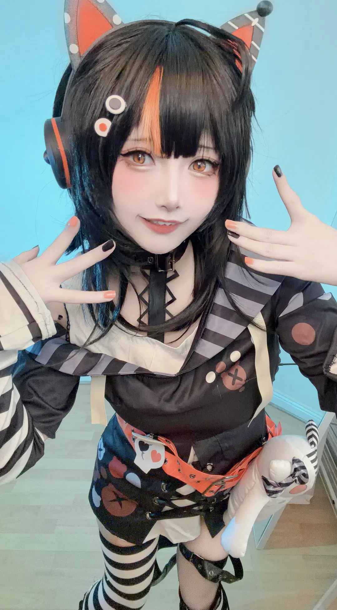 【泽渡可可cos】魔法少女的魔女审判魔女化，暗黑哥特造型展现俏皮感 - 津岛小恶魔😈 - 第5张