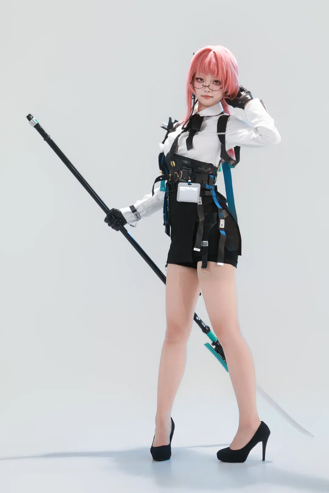 【月城柳cos】绝区零对空六课副课长的棚拍记录 - Little Z - 第4张