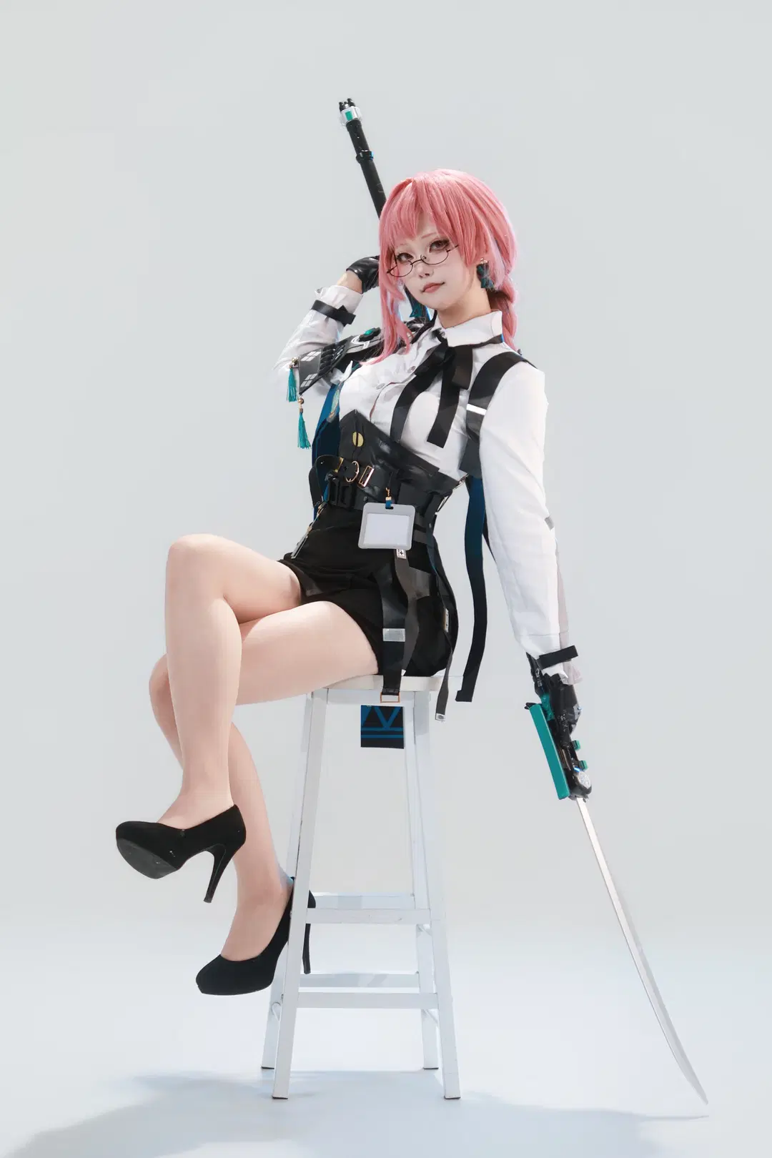 【月城柳cos】绝区零对空六课副课长的棚拍记录 - Little Z - 第5张