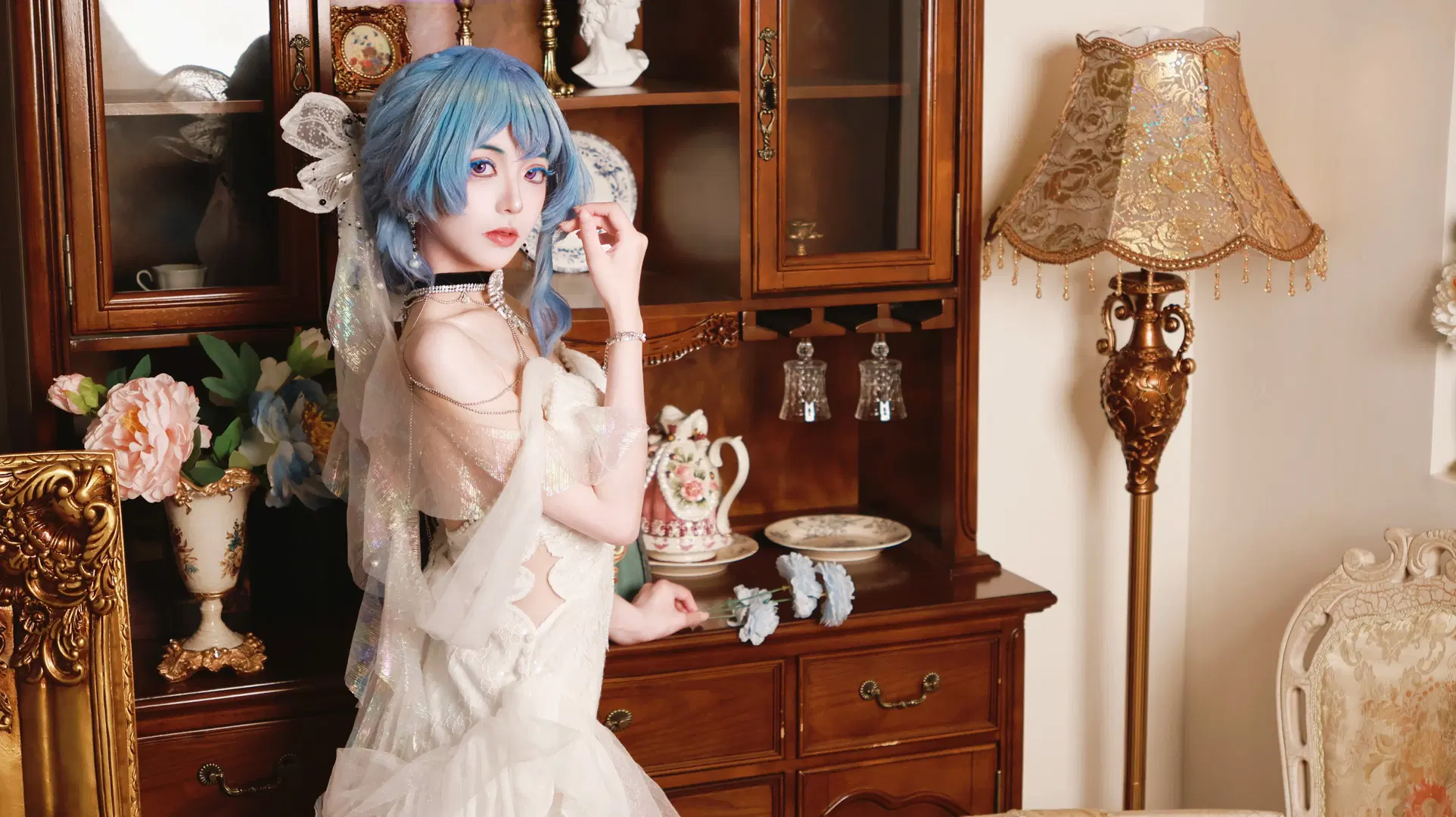 【守岸人cos】鸣潮海岸的梦幻白纱 - Little Z - 第2张