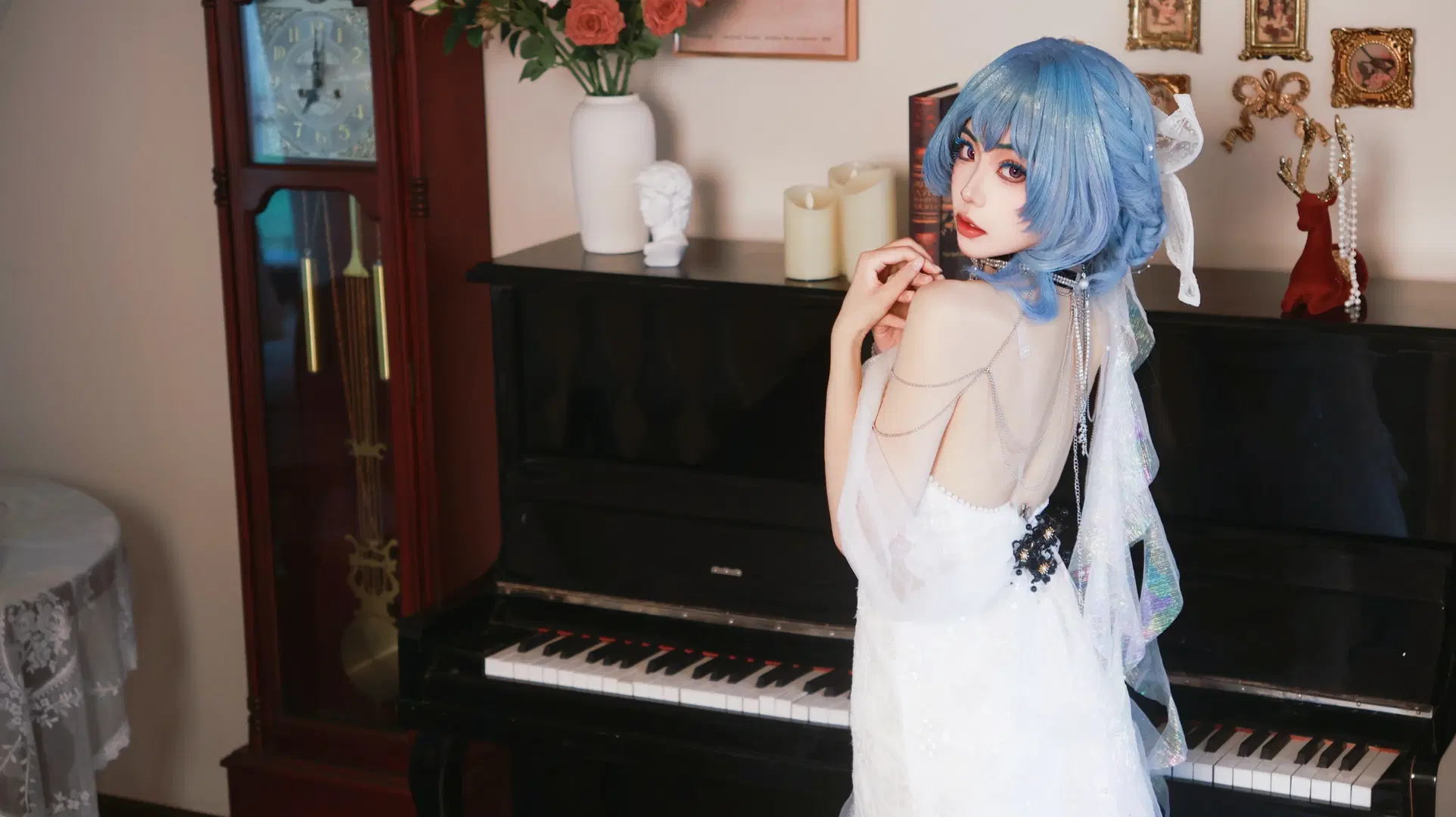 【守岸人cos】鸣潮海岸的梦幻白纱 - Little Z - 第3张