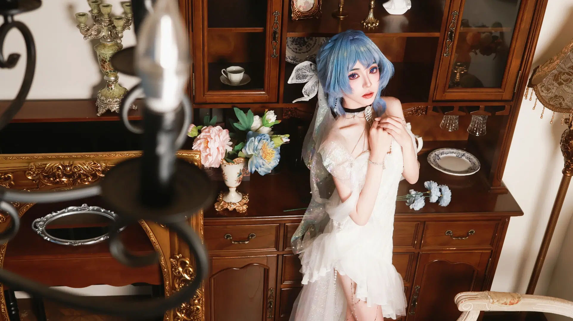 【守岸人cos】鸣潮海岸的梦幻白纱 - Little Z - 第4张
