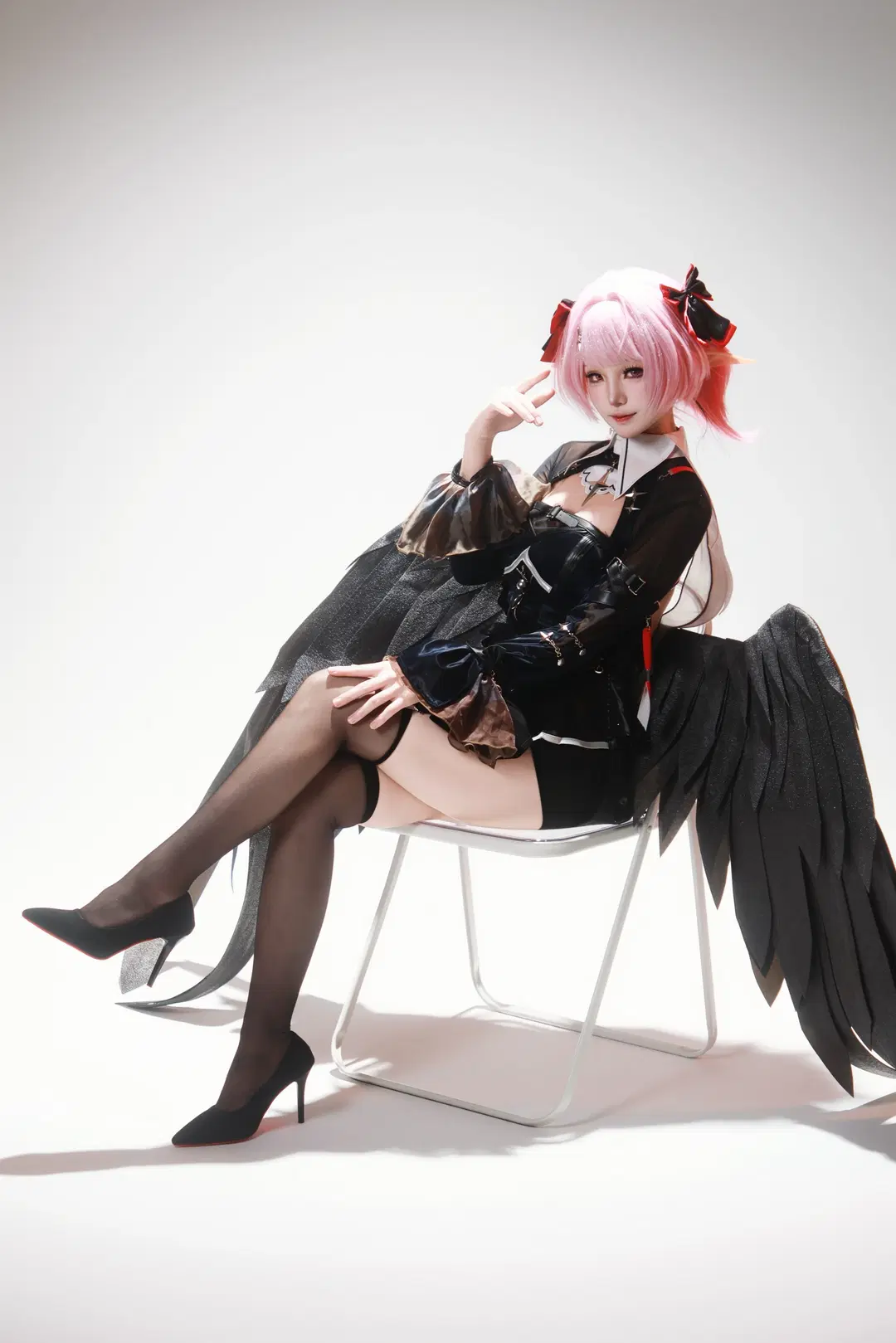 绝区零, 二次元cosplay, 黑丝, 游戏角色扮演, 蕾米埃尔cos