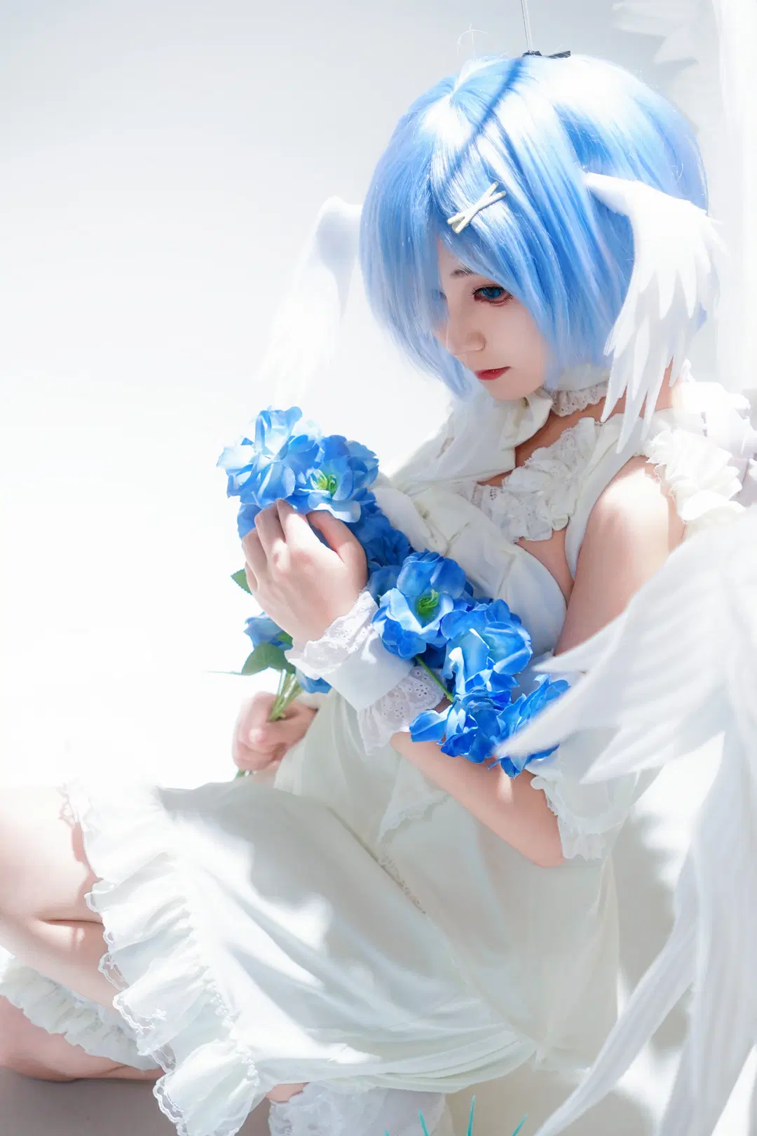 【蕾姆cos】从零开始的异世界生活 纯白天使蕾姆的梦幻视觉 - Little Z - 第3张
