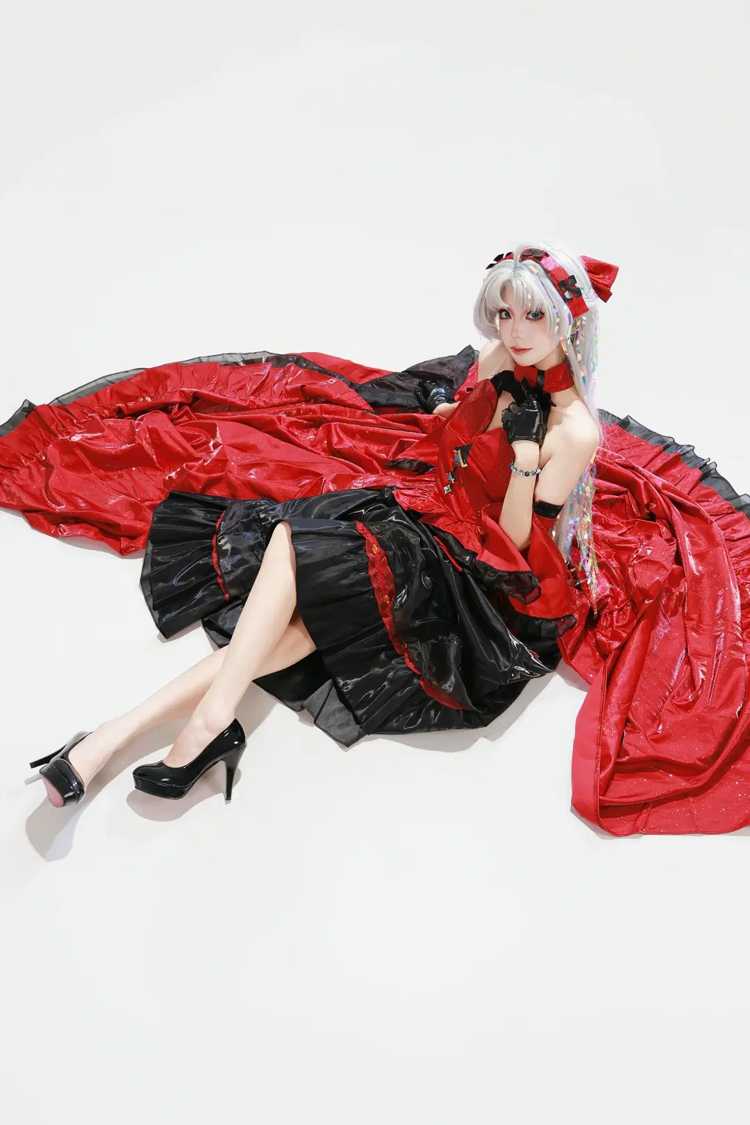 【珂莱塔cos】鸣潮宿命感拉满的红黑配色 - Little Z - 第5张