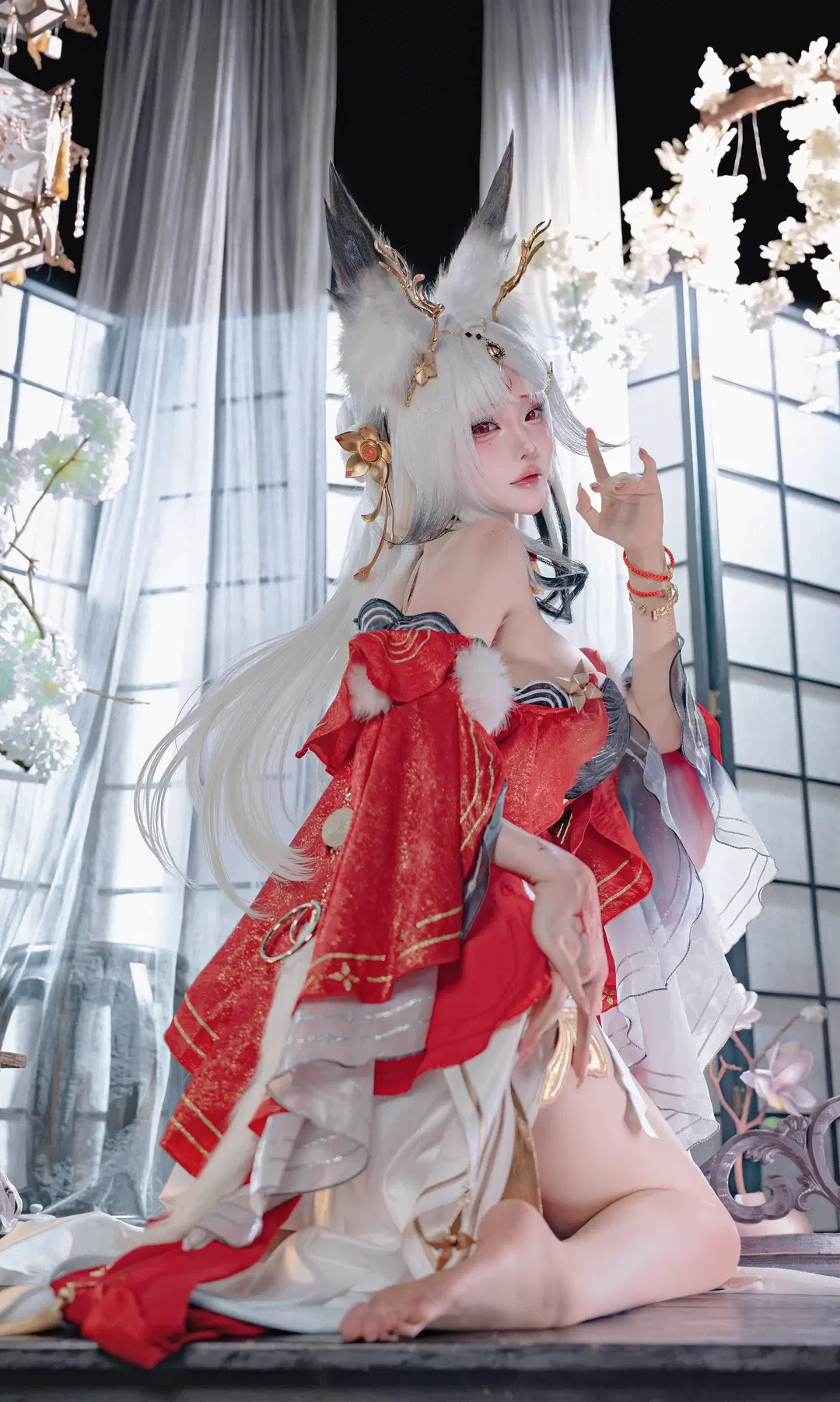 鸣潮, 二次元看见计划, 古风, 狐耳, 心月狐cos