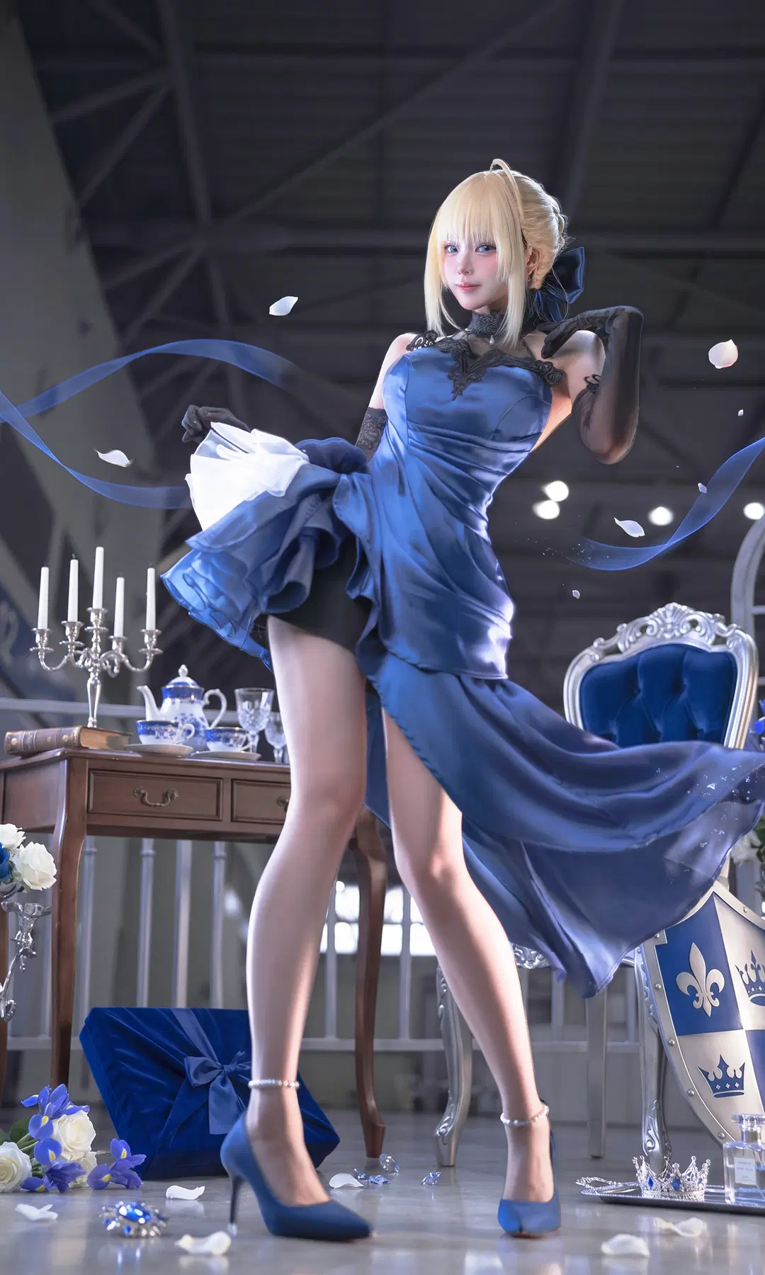 场照, fate, saber cos, fgo同人, 月美