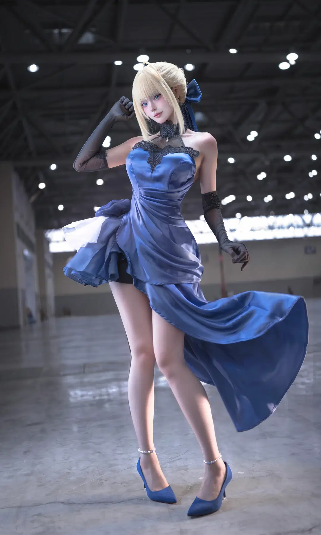 【sabercos】fgo蓝色礼服漫展场照