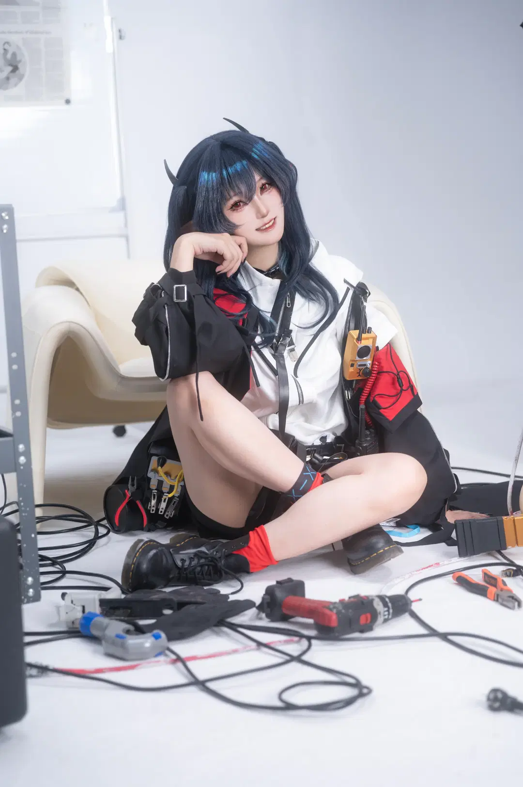机能风, 明日方舟, 萌妹, 明日方舟cosplay, 可露希尔cos