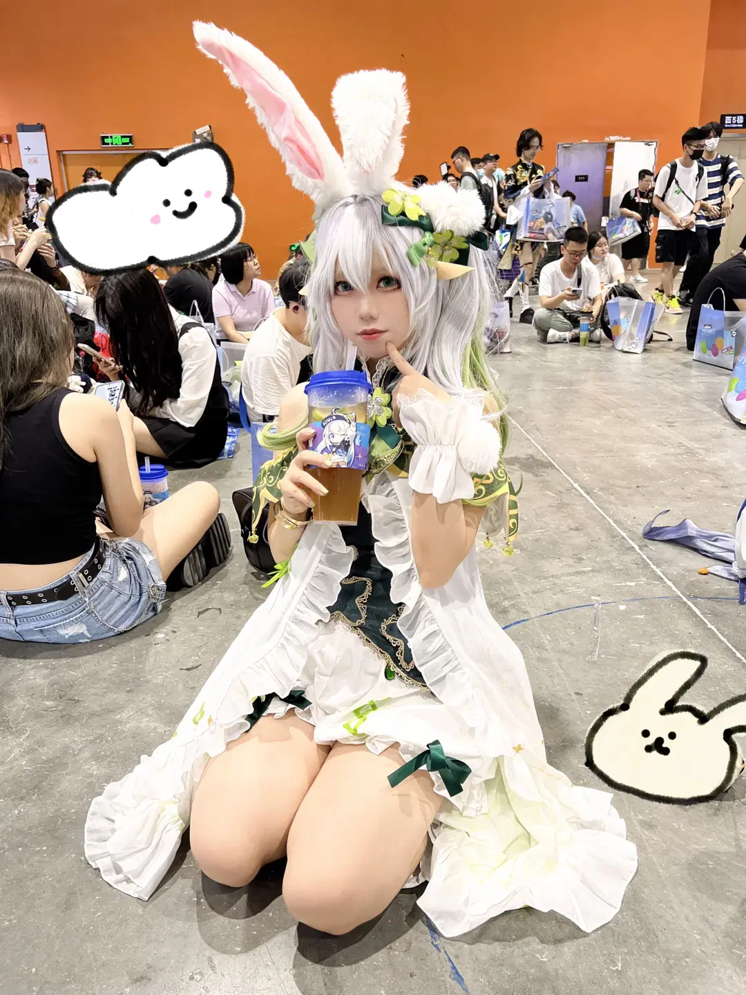 【纳西妲cos】广州米哈游summer漫展打卡，累并快乐着
