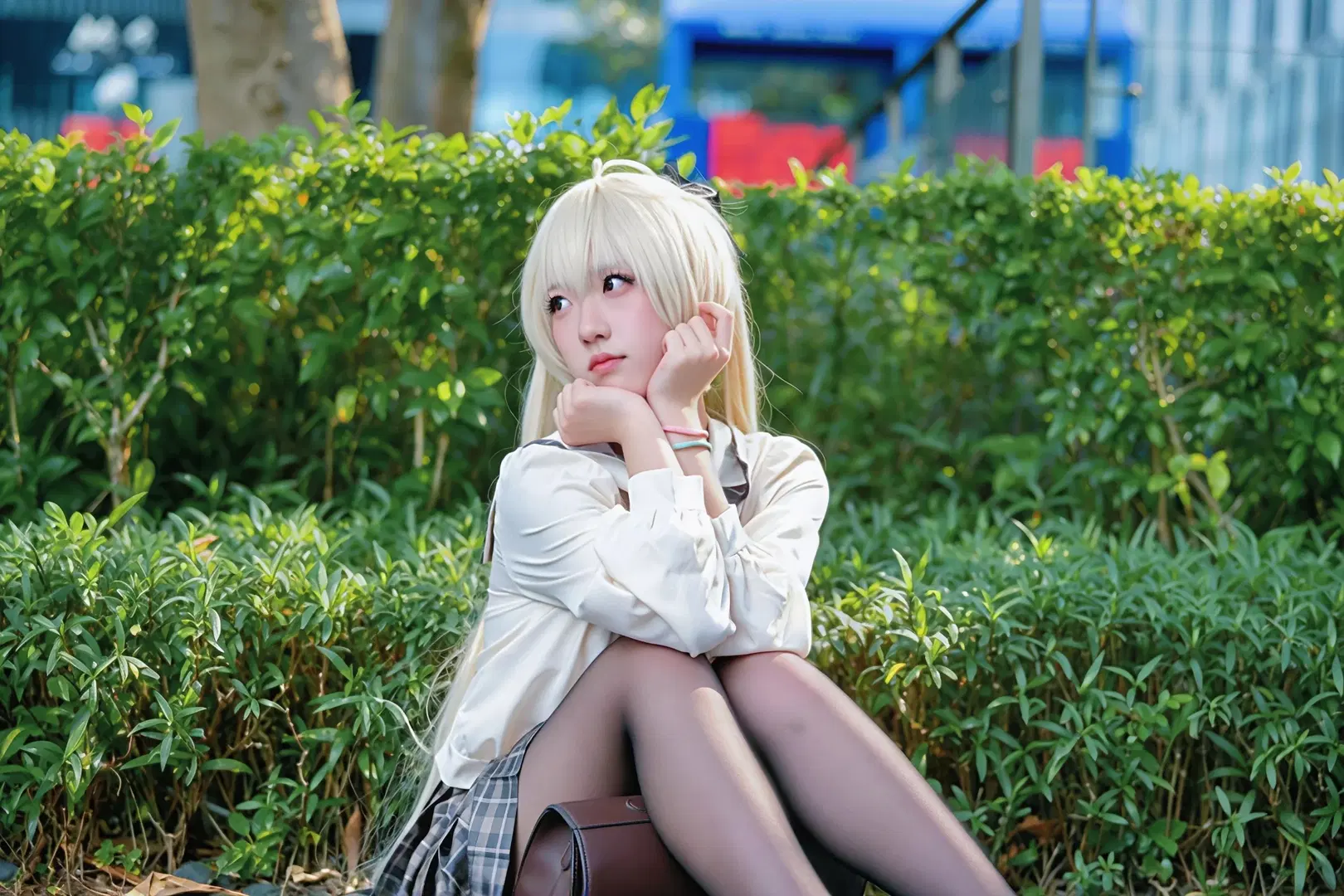 【春日野穹コスプレ】CICFアニメコンベンションの制服コスプレ ロケーション撮影速報 - -祈郁KiYui- - 2枚目