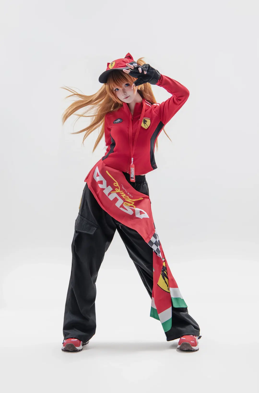 二次元摄影, EVA, 明日香cos, 新世纪福音战士, 赛车风