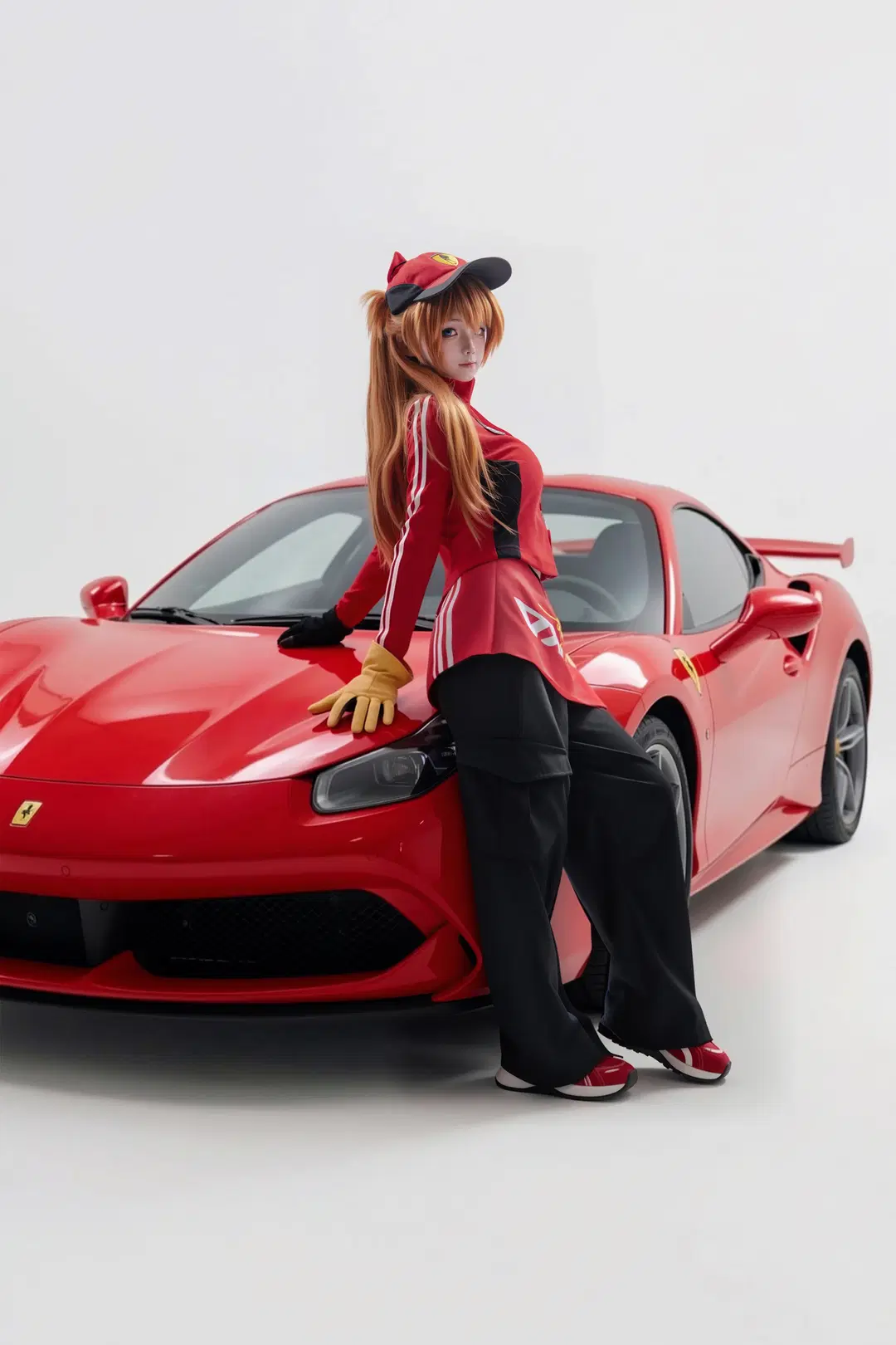 [Asuka Cosplay] Neon Genesis Evangelion Racing suit: High-speed rush of the crimson storm by 海海📸 - Image 4