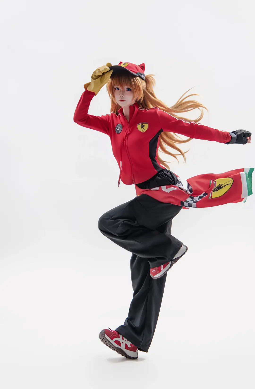 [Asuka Cosplay] Neon Genesis Evangelion Racing suit: High-speed rush of the crimson storm by 海海📸 - Image 7