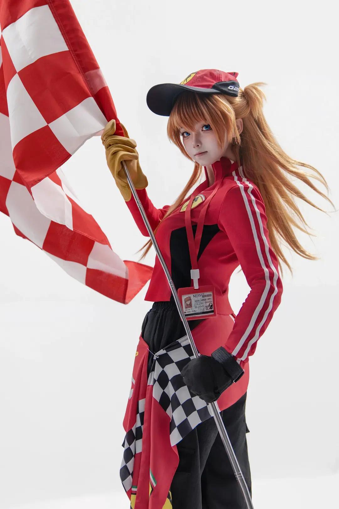 [Asuka Cosplay] Neon Genesis Evangelion Racing suit: High-speed rush of the crimson storm by 海海📸 - Image 8