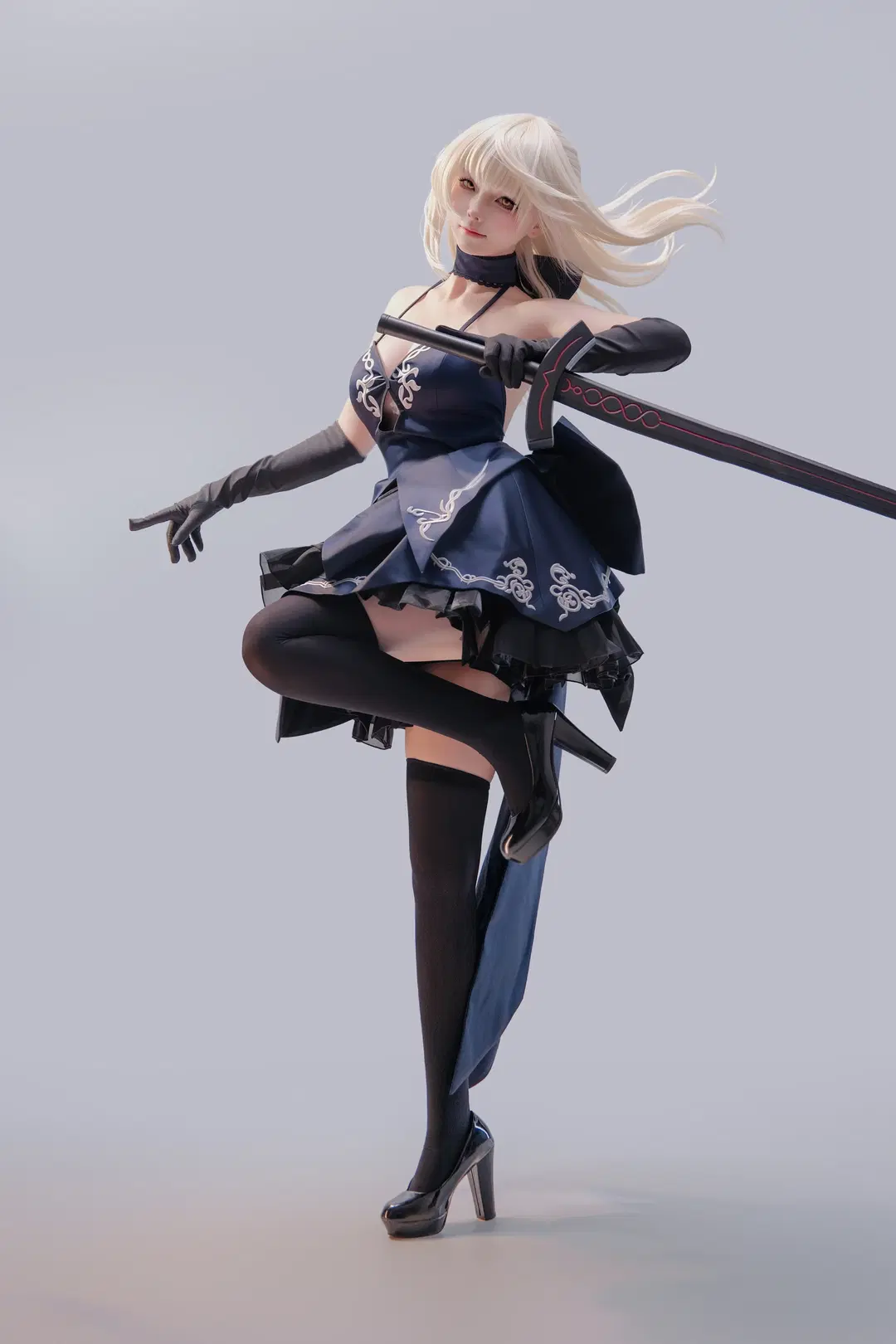 【Saber cos】來一點小小的二次元震撼，Saber站姿九宮格挑戰 - 海海📸 - 第2張