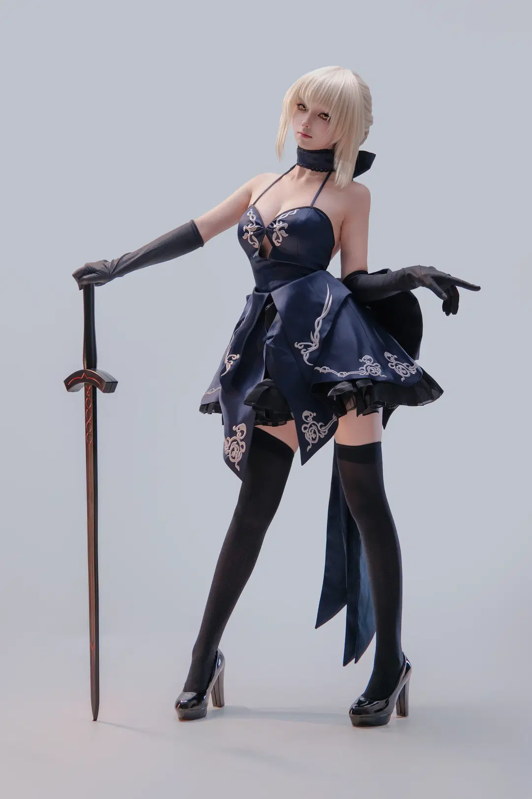 【Saber cos】來一點小小的二次元震撼，Saber站姿九宮格挑戰 - 海海📸 - 第3張