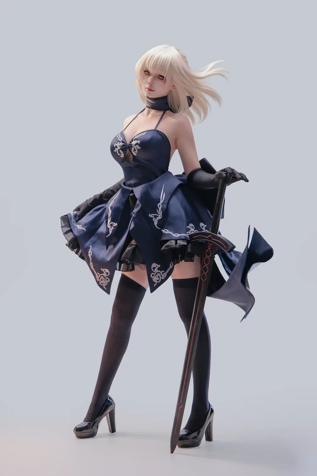 【Saber cos】來一點小小的二次元震撼，Saber站姿九宮格挑戰 - 海海📸 - 第7張