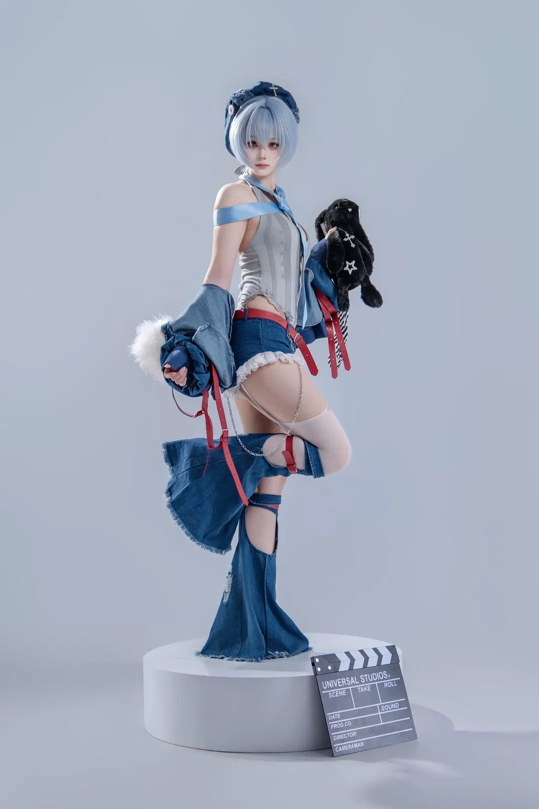 【綾波レイコスプレ】『新世紀エヴァンゲリオン』ロック風カチンコ撮影スナップ - 海海📸 - 10枚目