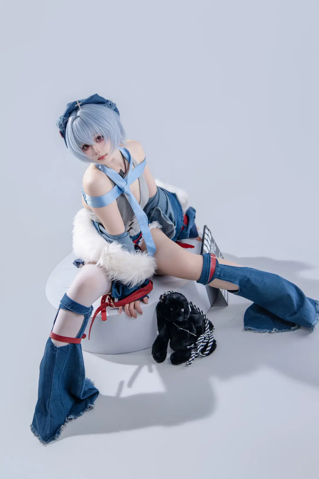 【綾波レイコスプレ】『新世紀エヴァンゲリオン』ロック風カチンコ撮影スナップ - 海海📸 - 7枚目