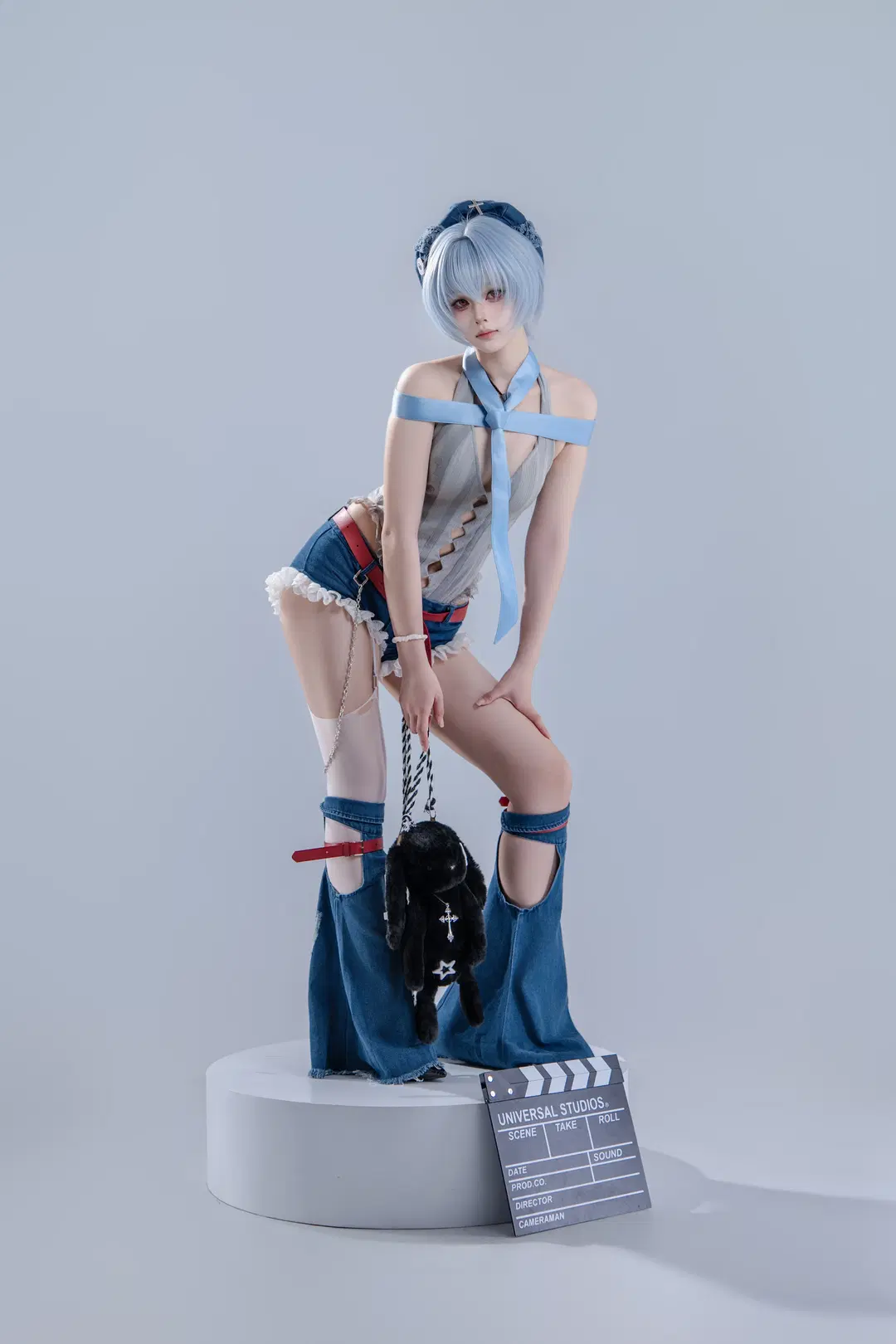 【綾波レイコスプレ】『新世紀エヴァンゲリオン』ロック風カチンコ撮影スナップ - 海海📸 - 9枚目