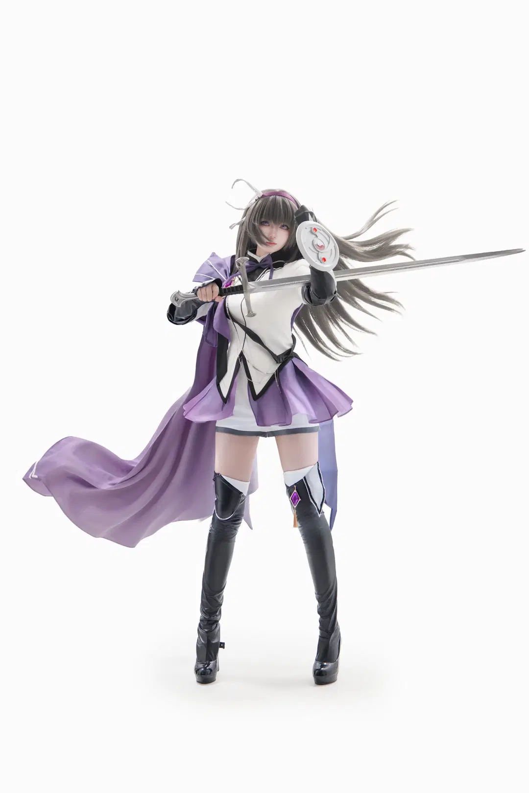 【晓美焰cos】魔法少女小圆骑士服九宫格拍照分享 - 海海📸 - 第5张