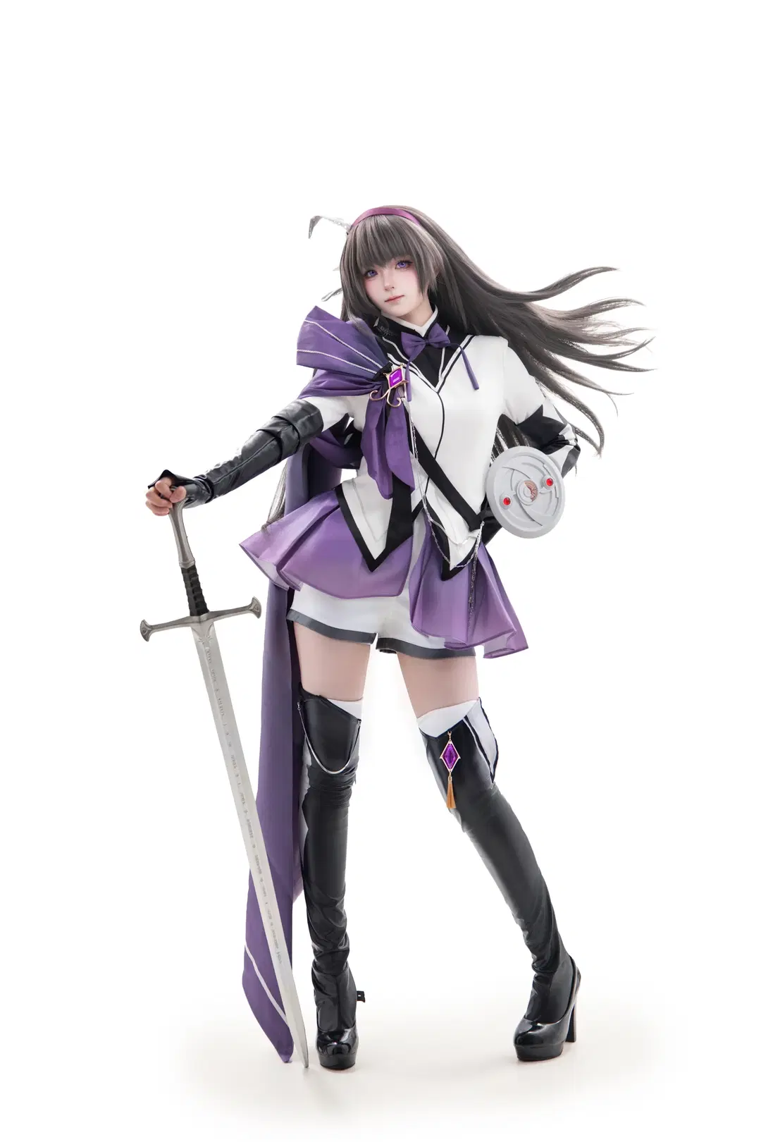 【晓美焰cos】魔法少女小圆骑士服九宫格拍照分享 - 海海📸 - 第8张