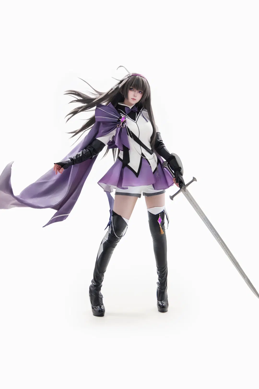 【晓美焰cos】魔法少女小圆骑士服九宫格拍照分享 - 海海📸 - 第9张