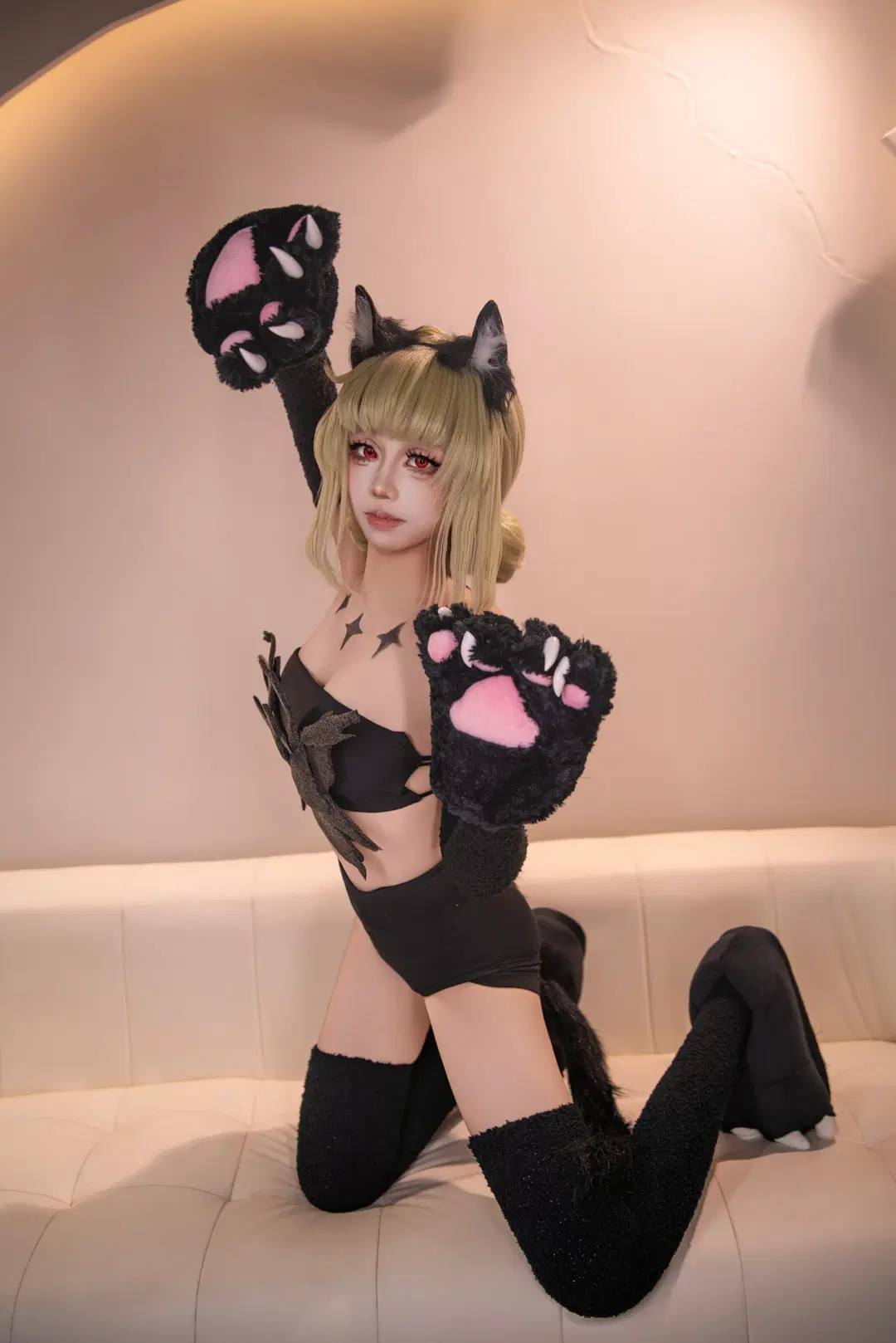 黑丝, 阿良河基维cos, 憧憬成为魔法少女, 猫爪, 琪舞