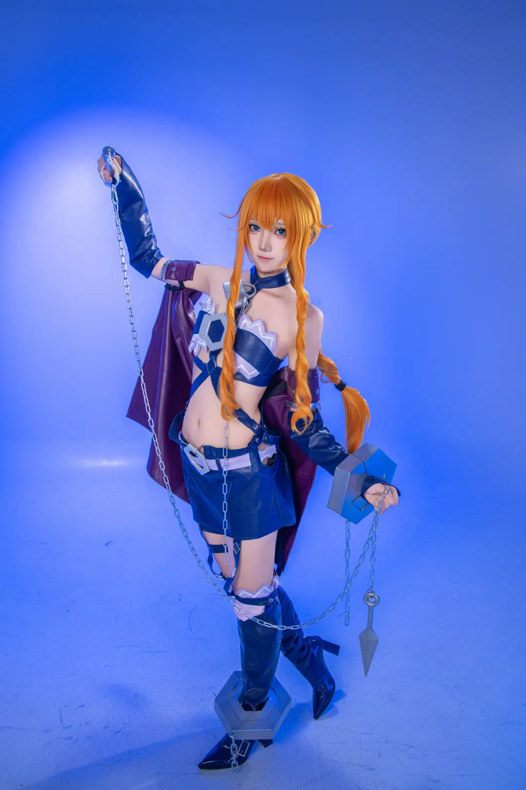棚拍, 二次元cosplay, 约会大作战, 八舞夕弦cos, 束缚者