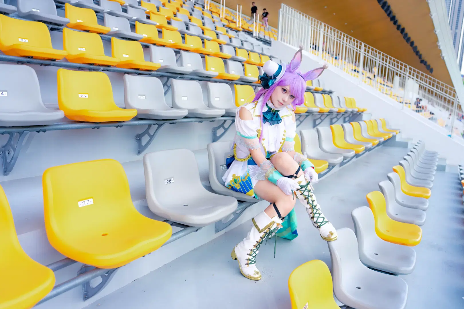 【目白麦昆cos】蓝色跑道上的赛马娘闪耀优俊少女 - 号吃懒做 - 第5张