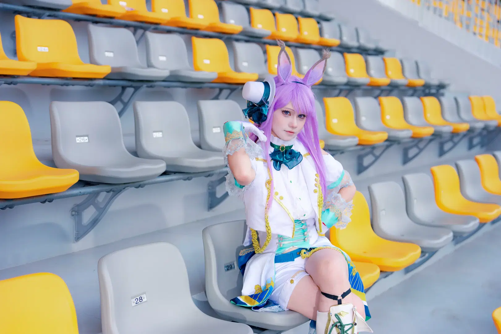 【目白麦昆cos】蓝色跑道上的赛马娘闪耀优俊少女 - 号吃懒做 - 第8张