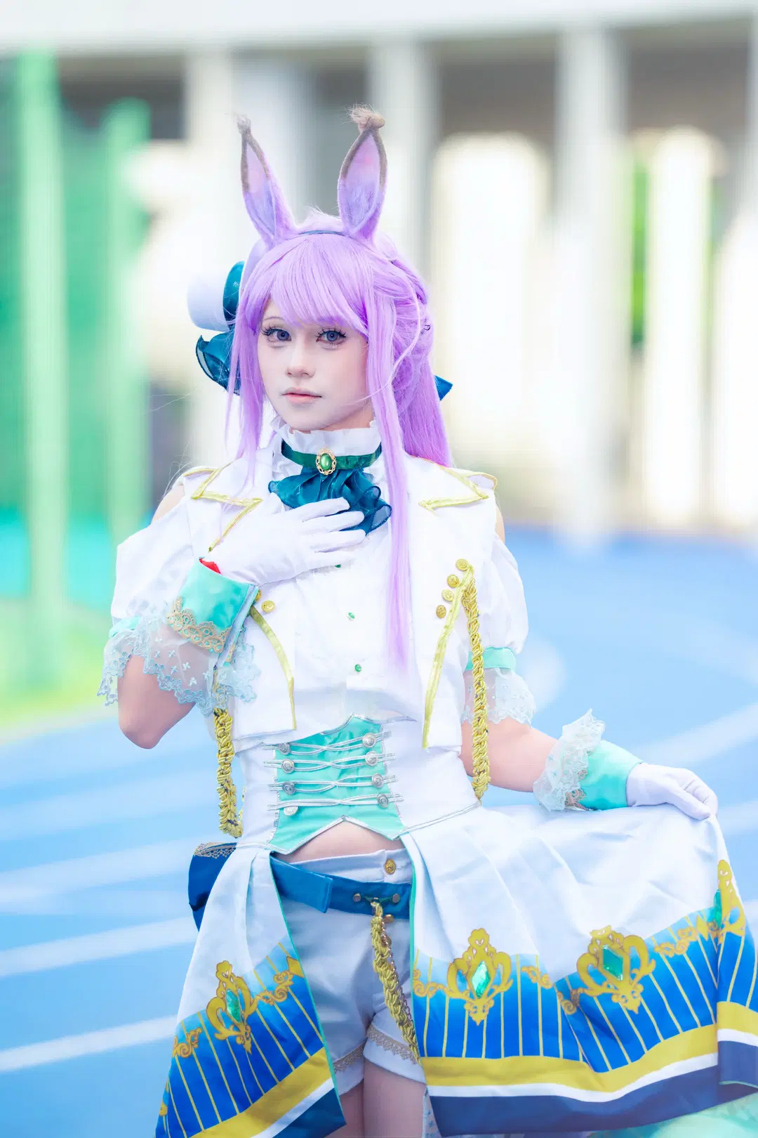 【目白麦昆cos】蓝色跑道上的赛马娘闪耀优俊少女 - 号吃懒做 - 第9张