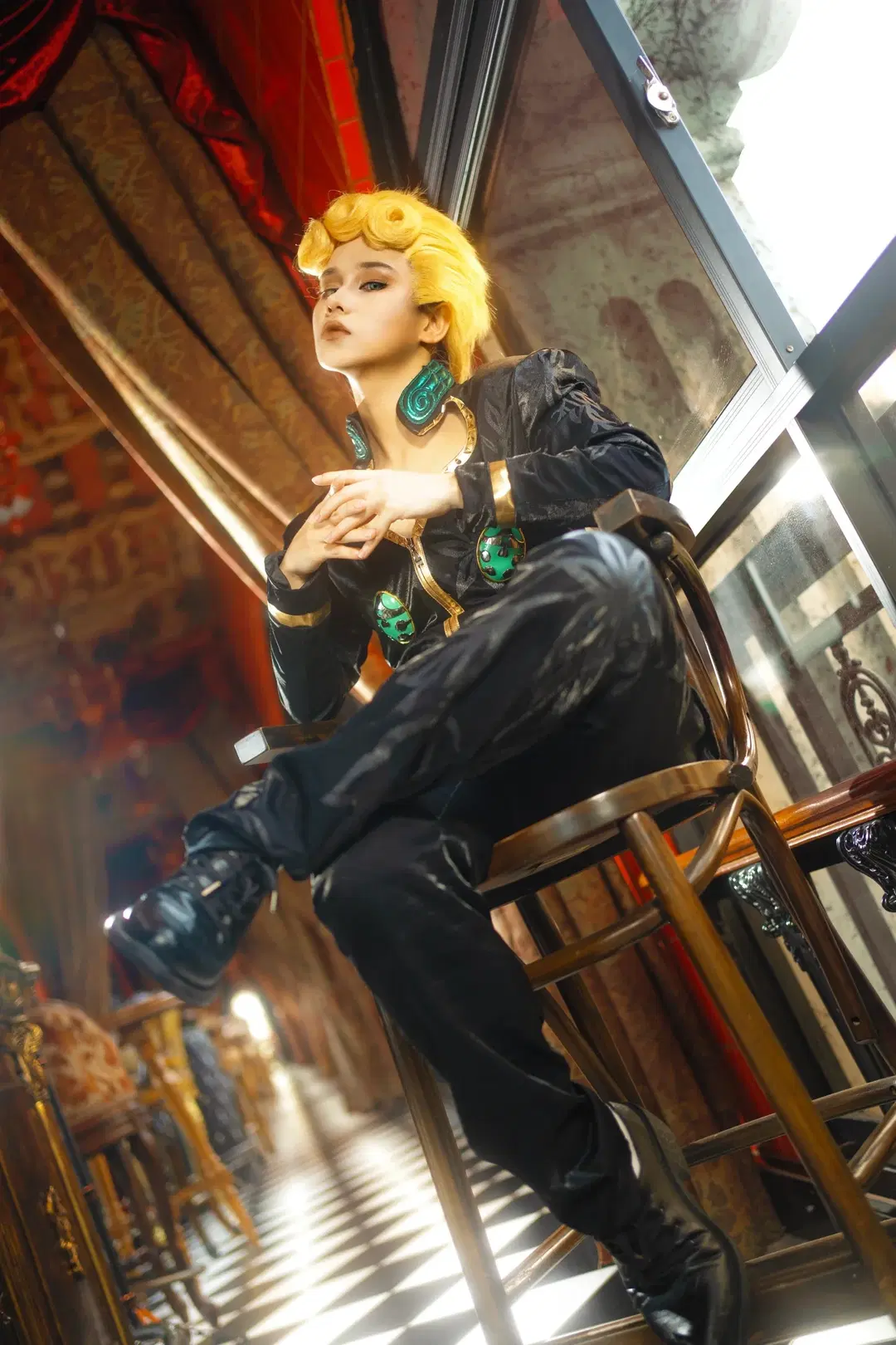 cos正片, 动漫角色扮演, jojo的奇妙冒险, 乔鲁诺乔巴纳cos, 黄金之风