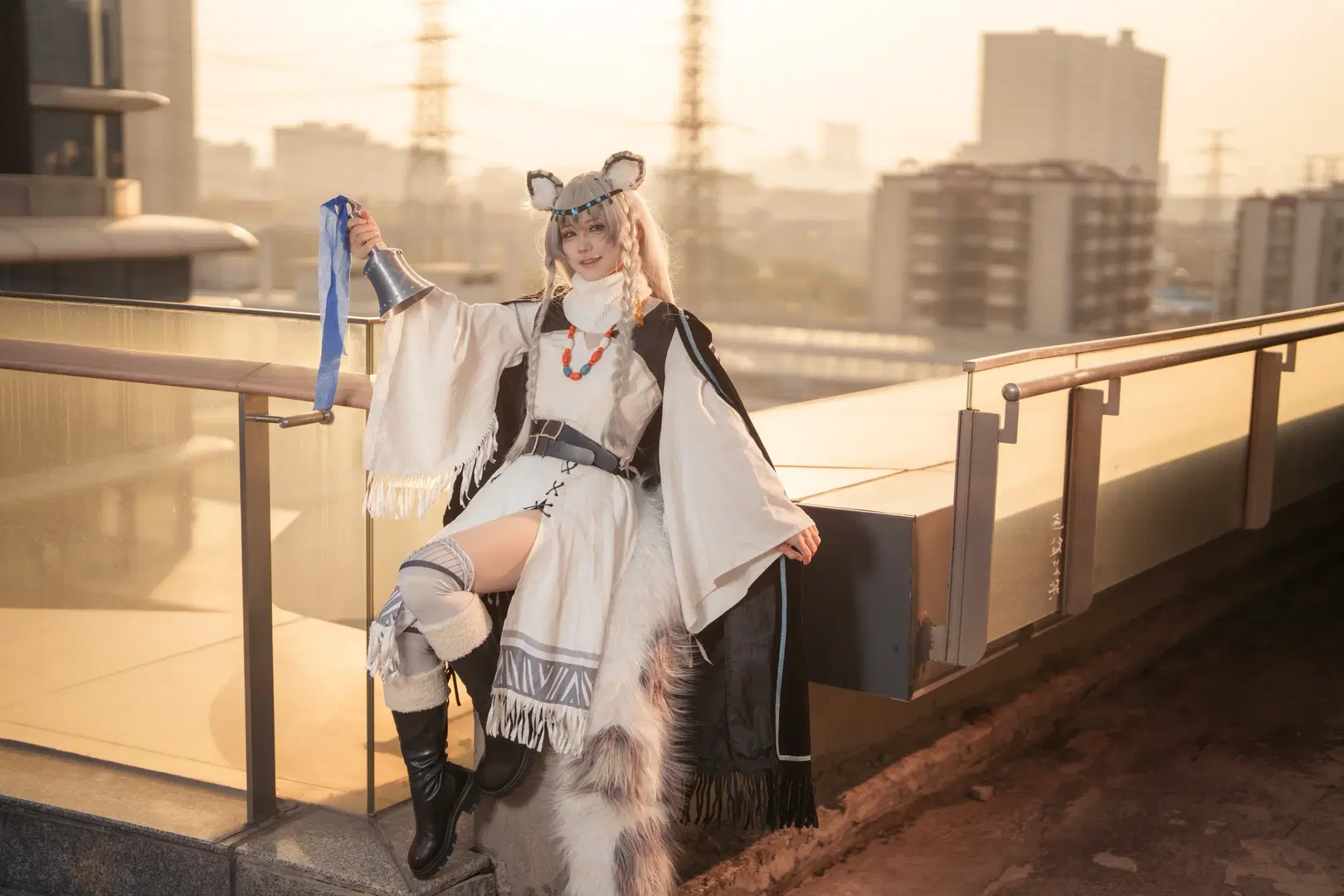 [First Snow cosplay] Arknights Saintess of the Snow Realm On-Location Photoshoot Record by 号吃懒做 - Image 4