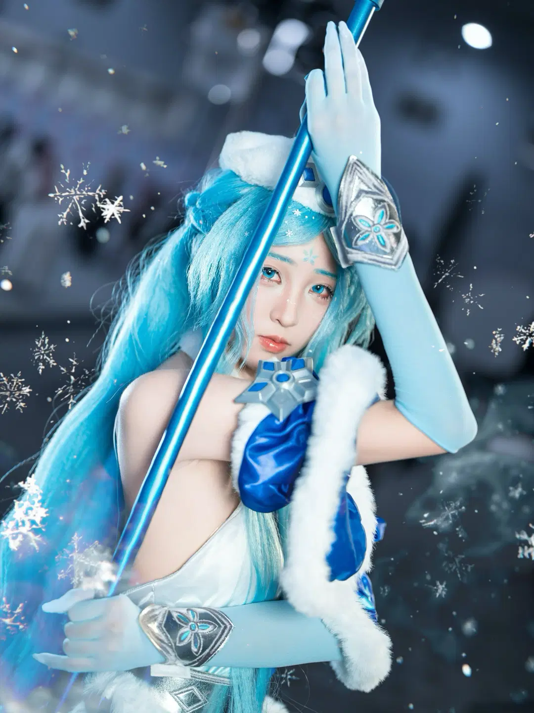 cosplay, 王者荣耀, 漫展场照, 王昭君cos, 冰雪主题cos