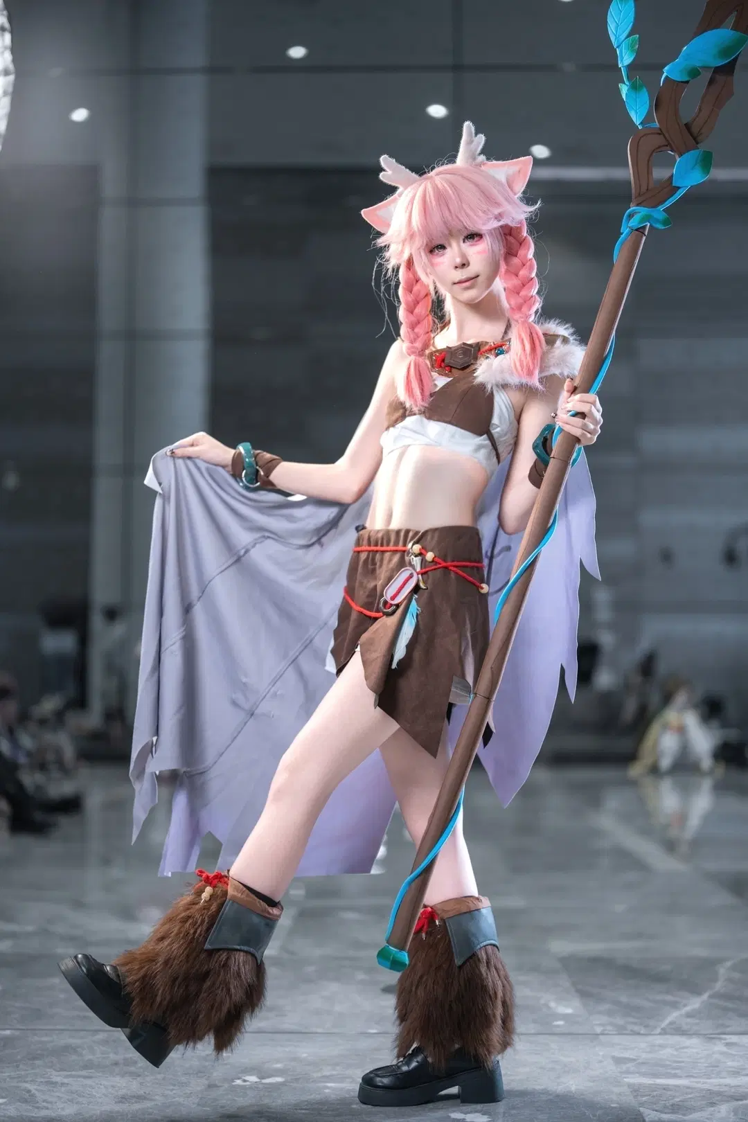 Convention photos, Honor of Kings, Yao cosplay, Cosplay photography, Kemonomimi girl