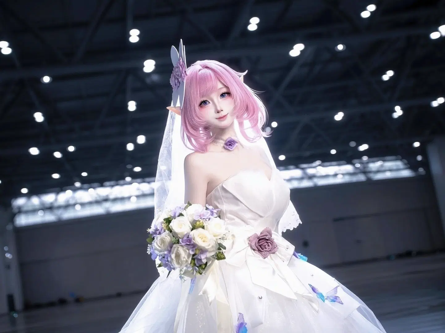【愛莉希雅cos】粉色精靈的純白婚禮時刻 - 长君离泽 - 第3張