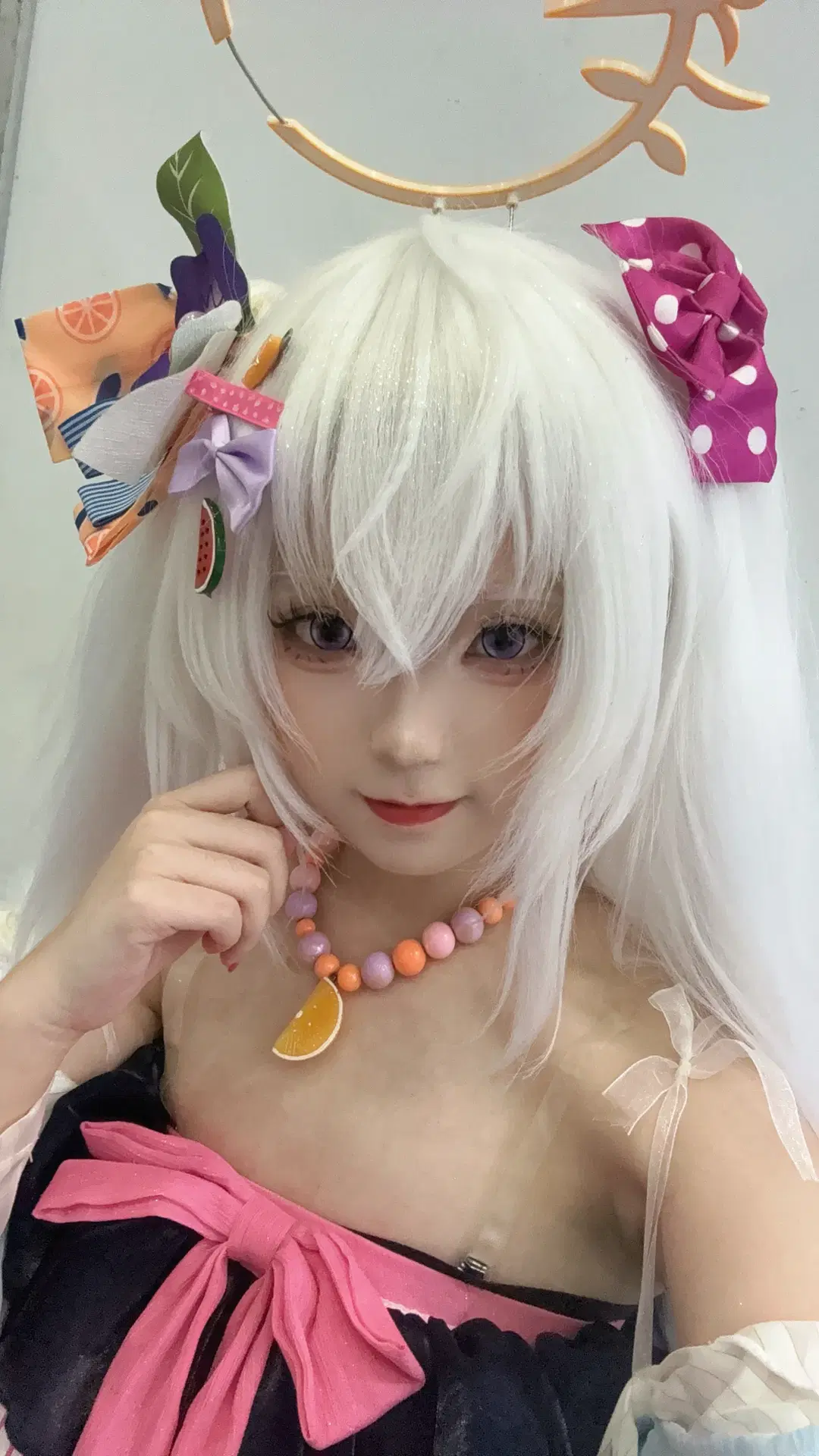 【白洲梓cos】蔚蓝档案泳装造型漫展打卡