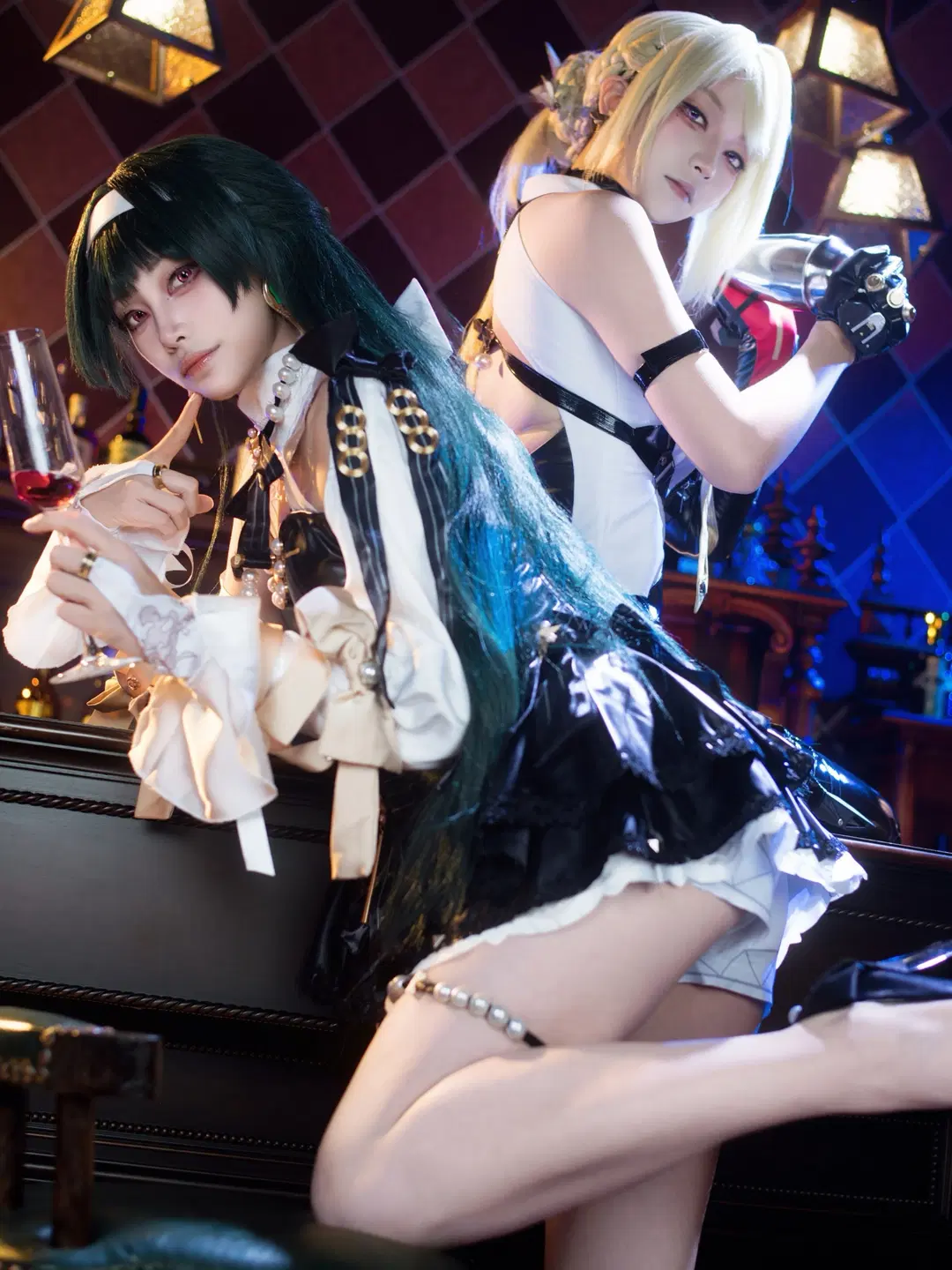 绝区零, 双人cosplay, 耀佳音cos, 天琴组, 伊芙琳cos