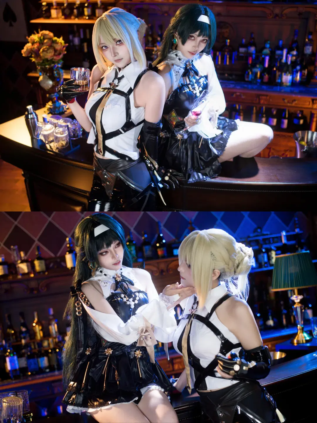 【耀佳音与伊芙琳cos】绝区零双人酒吧光影挑战 - 拉克苏📷 - 第2张