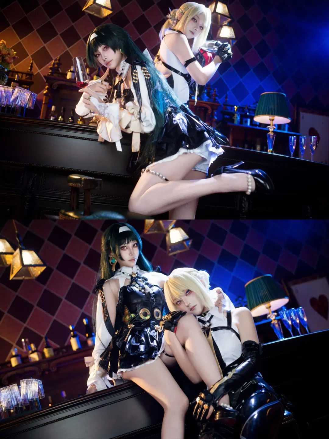 【耀佳音与伊芙琳cos】绝区零双人酒吧光影挑战 - 拉克苏📷 - 第5张
