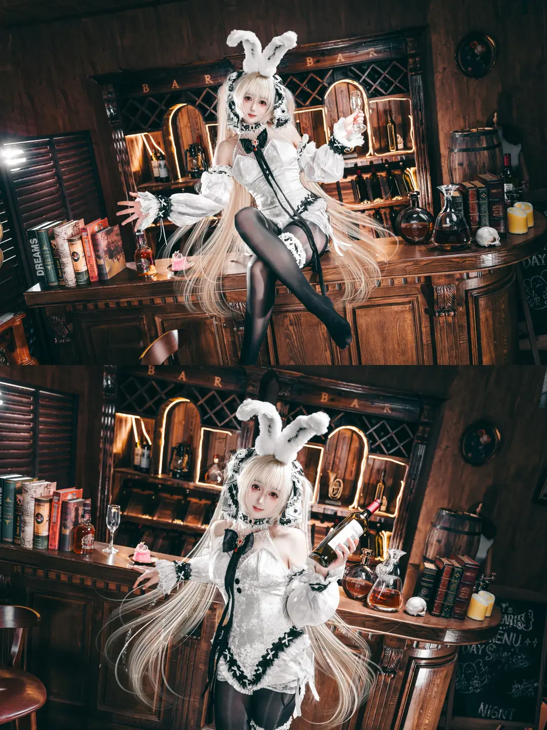 【可畏cos】碧蓝航线可畏兔女郎的复古之夜 - 三月MARCH - 第3张