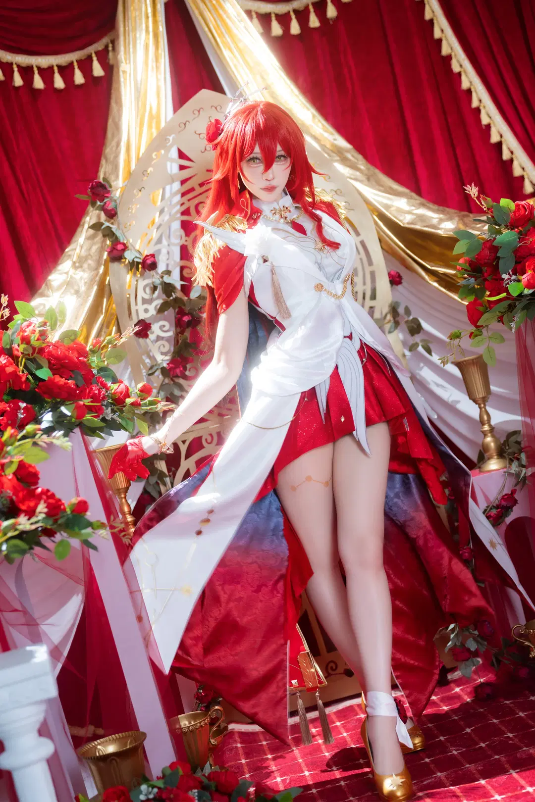崩坏星穹铁道, 姬子cos, cosplay正片, 姬子启行, 长腿美少女