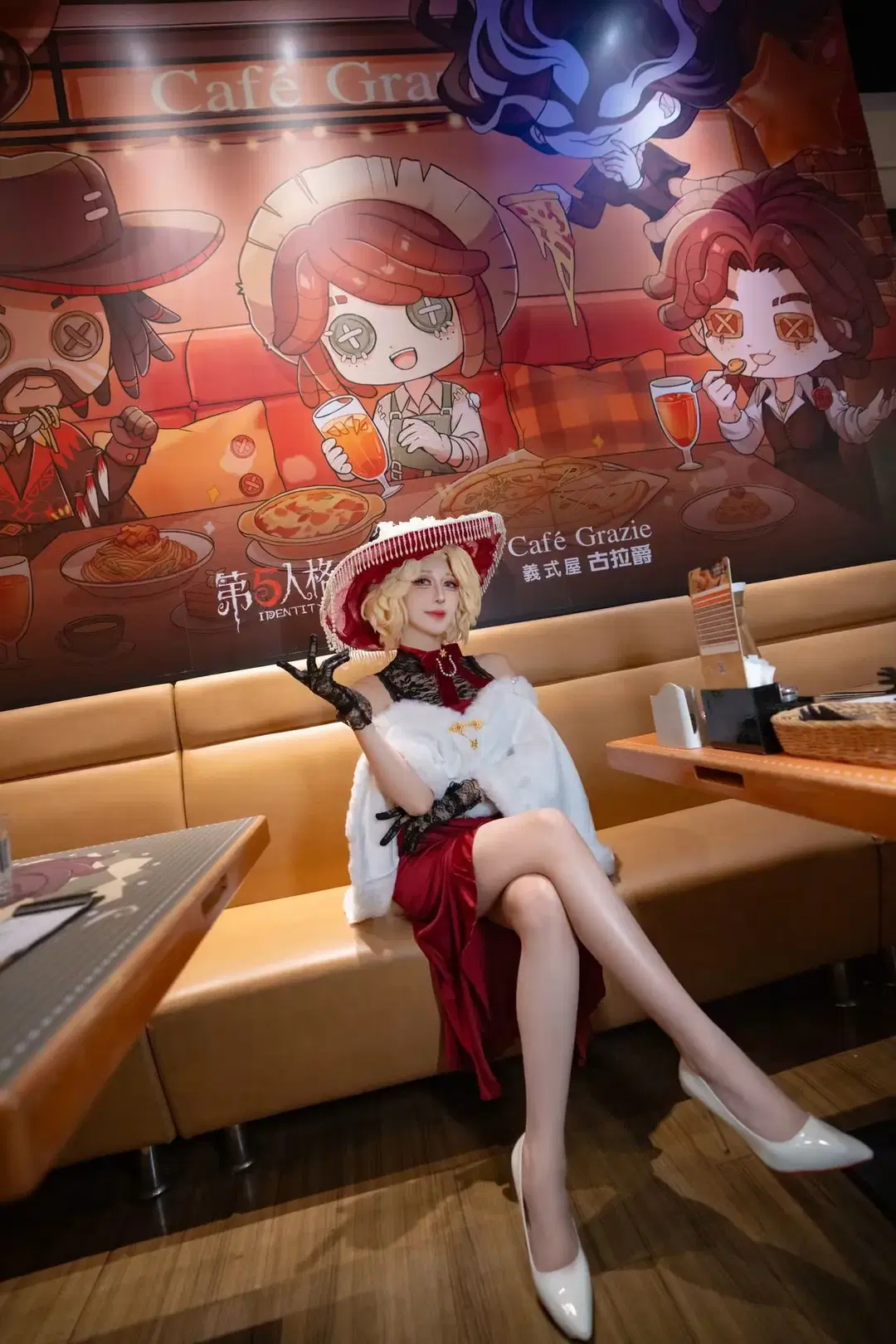 Identity V, Anime cosplay, Faro Lady cosplay, Identity V 8th Anniversary, Grazie collaboration restaurant