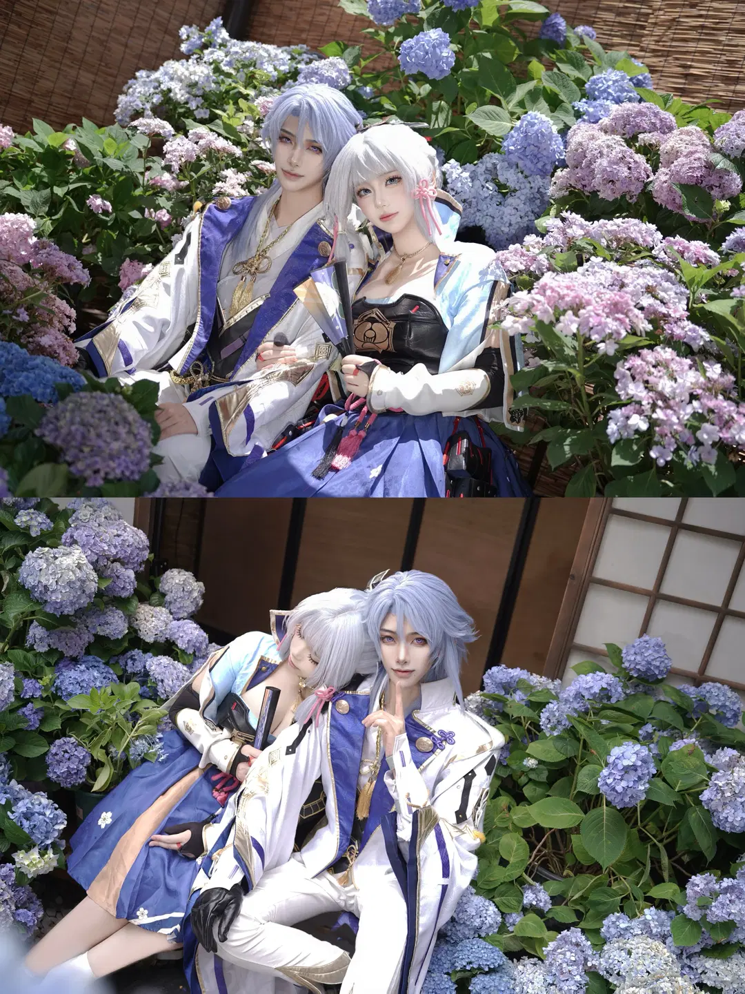 [Kamisato Ayaka cosplay] Genshin Impact: The Kamisato Siblings' Hydrangea Promise by 谷诗雨玲 - Image 3